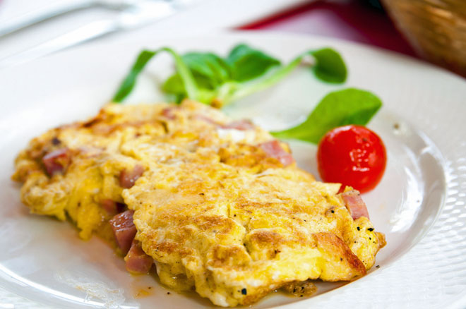 Katerfrühstück Schinken-Käse-Omelett
